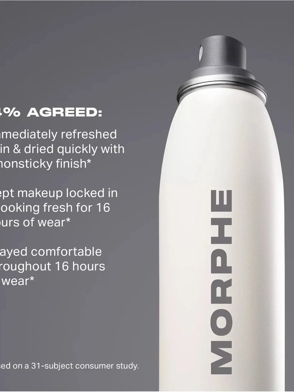 Morphe Lifeproof Continuous Setting Mist w/ Limited Edition PR Display Box | New